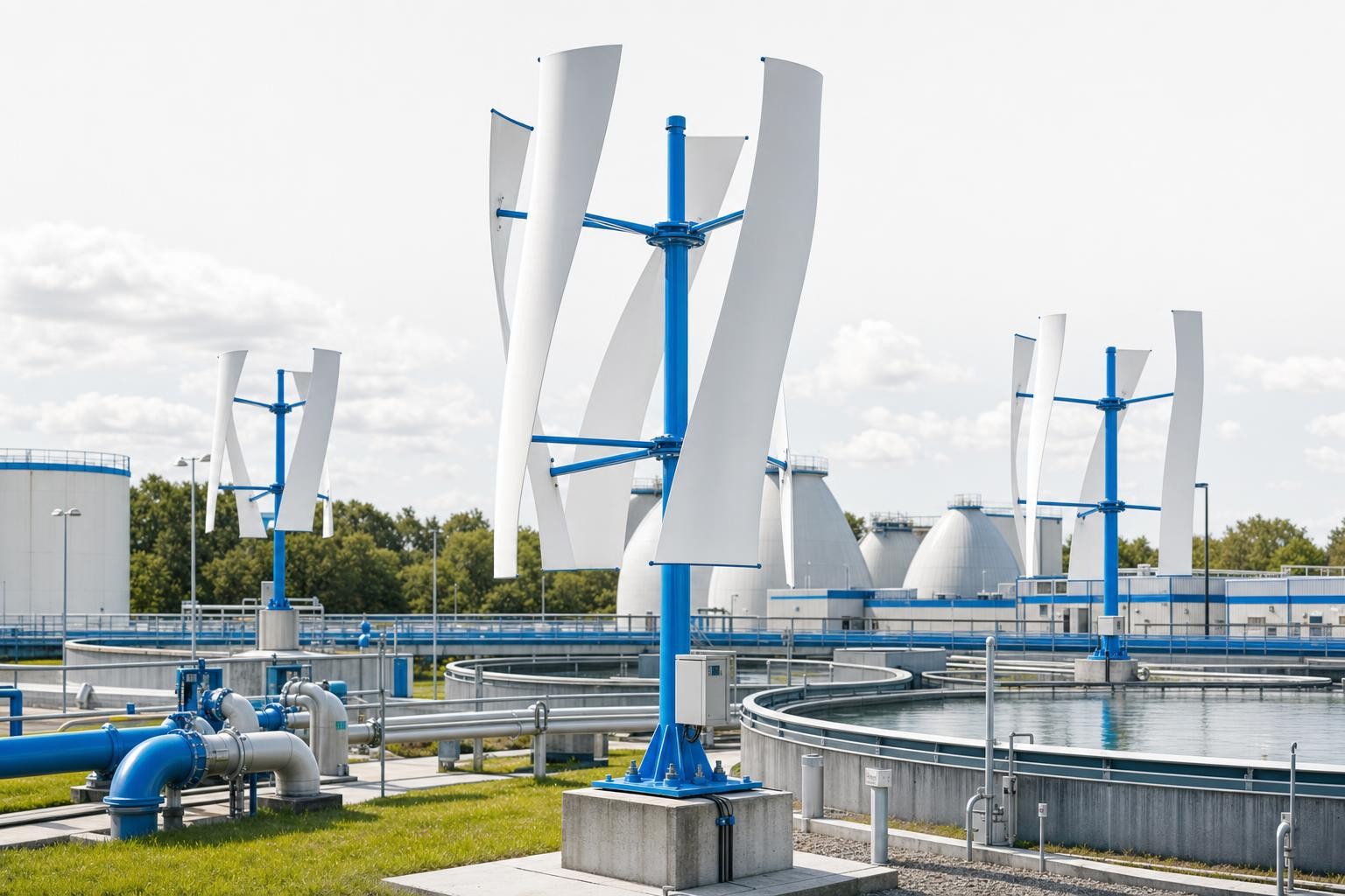 Depuradoras como emplazamientos para energía eólica: guía práctica para alcaldes y empresas municipales