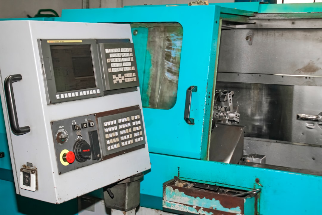 A machine that is inside of a building