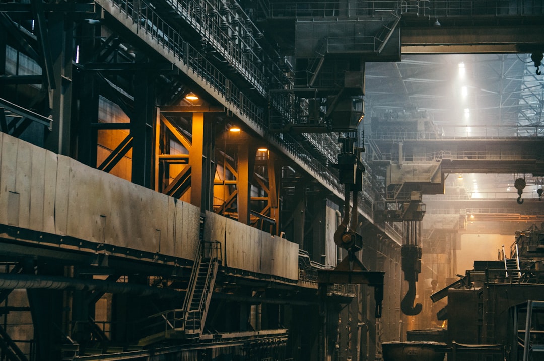 interior of large industrial factory