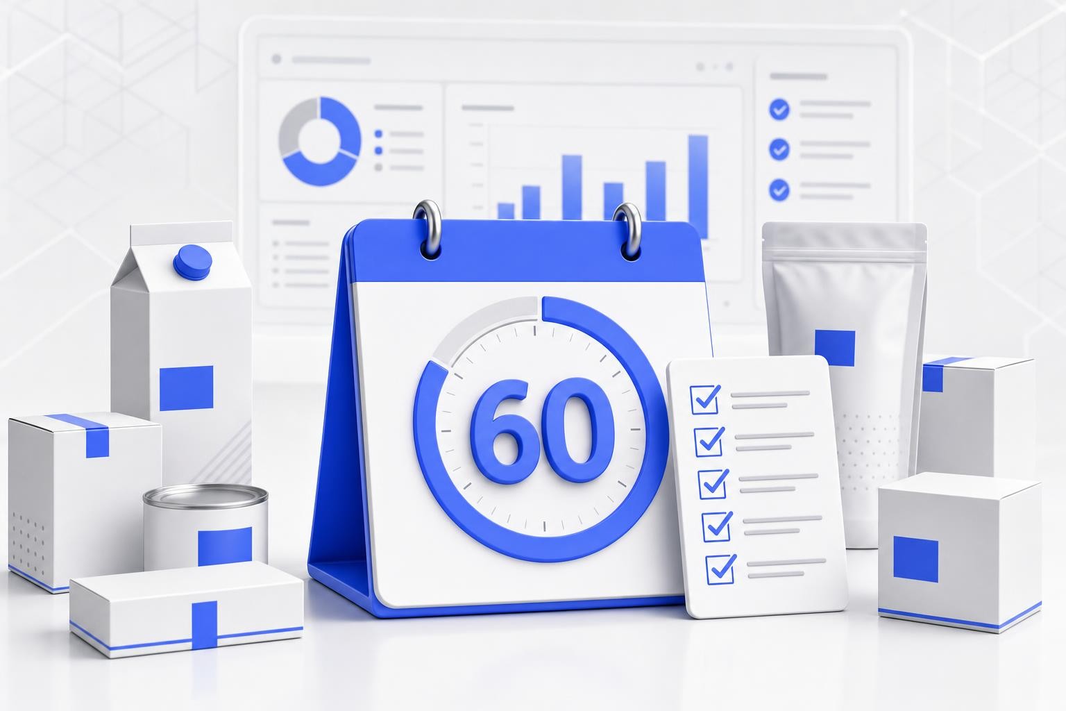 PPWR-Countdown: Die 60-Tage-Checkliste für Verpackungsmanager